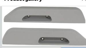 lot 6808 image: WFLNHB 1 Pair Gray Door Armrest Gray Front Replacement for Chevy CK Series 1988-1994 15627855 15627856