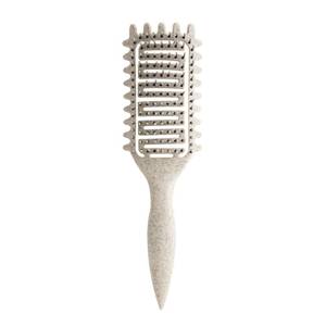 lot 6814 image: Curl Defining Brush,2024 Curly Hair Brush,Vented Hair Brush for Detangling, Shaping and Defining Curls For Women and Men Less Pulling (Beige)