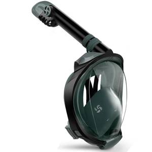 lot 6850 image: Greatever G2 Full Face Snorkel Mask with Latest Dry Top System,Foldable 180 Degree Panoramic View Snorkeling Mask with Camera Mount,Safe Breathing,Anti-Leak&Anti-Fog