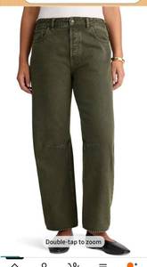 lot 6852 image: Madewell Womens Darted Barrel-Leg Jean size 26