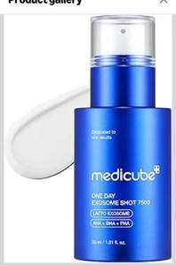 lot 6862 image: medicube Exosome Shot Zero 7,500 PPM Spicule Facial Serum  Liquid Skin Booster Serum  Exosome, AHABHAPHA  Pore Care, Dead Skin Cells, Skin Texture  Korean Skincare, 1.01 fl.oz