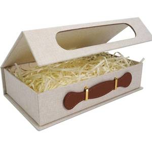 lot 6882 image: Photo Storage Box Stylish 5 x 7 Picture Storage Container Linen Memory Box Perfect to Store Photos,