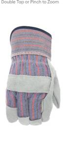 lot 6892 image: Project Source Large Polyester Utility Gloves 1 -Pairs Medium
