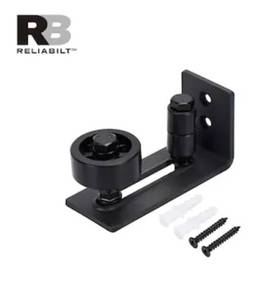 lot 6903 image: RELIABILT Matte black Indoor Single Floor guide 2pcs