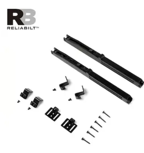 lot 6906 image: RELIABILT Matte Black Indoor Single Double Soft close attachment 5pcs