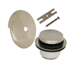 lot 6910 image: Danco Touch Toe Bath Drain Trim Kit- Brushed Nickel
