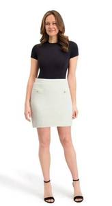 lot 6967 image: French Connection Womens Mini Sweater Skirt Medium