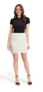 lot 6988 image: French Connection Womens Mini Sweater Skirt XL