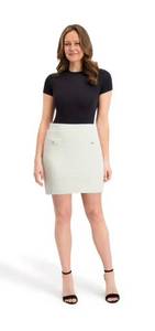 lot 6990 image: French Connection Womens Mini Sweater Skirt XS