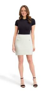 lot 6992 image: French Connection Womens Mini Sweater Skirt XXL
