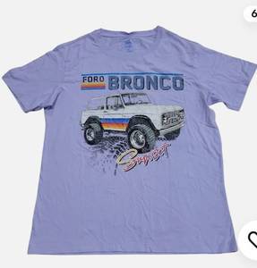 lot 8043 image: Ford Bronco Sunset T-Shirt Womens Large