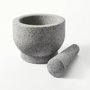 lot 3006 image: Granite Mortar & Pestle Naturals - Figmint