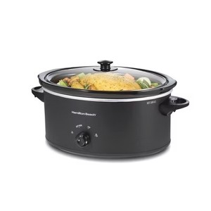 lot 3030 image: Kitchen Collection By Hamilton Beach 6qt Slow Cooker 33607KC
