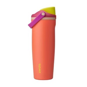 lot 3053 image: Owala 30oz FreeSip SWAY Stainless Steel Water Bottle Neon Nectar