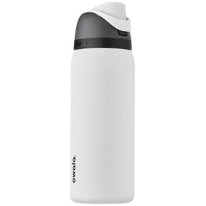 lot 3057 image: Owala Free Sip 32oz Stainless Steel Water Bottle - Sleek