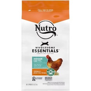 lot 3070 image: Nutro Wholesome Essentials Chicken & Brown Rice Dry Cat Food - 5lb