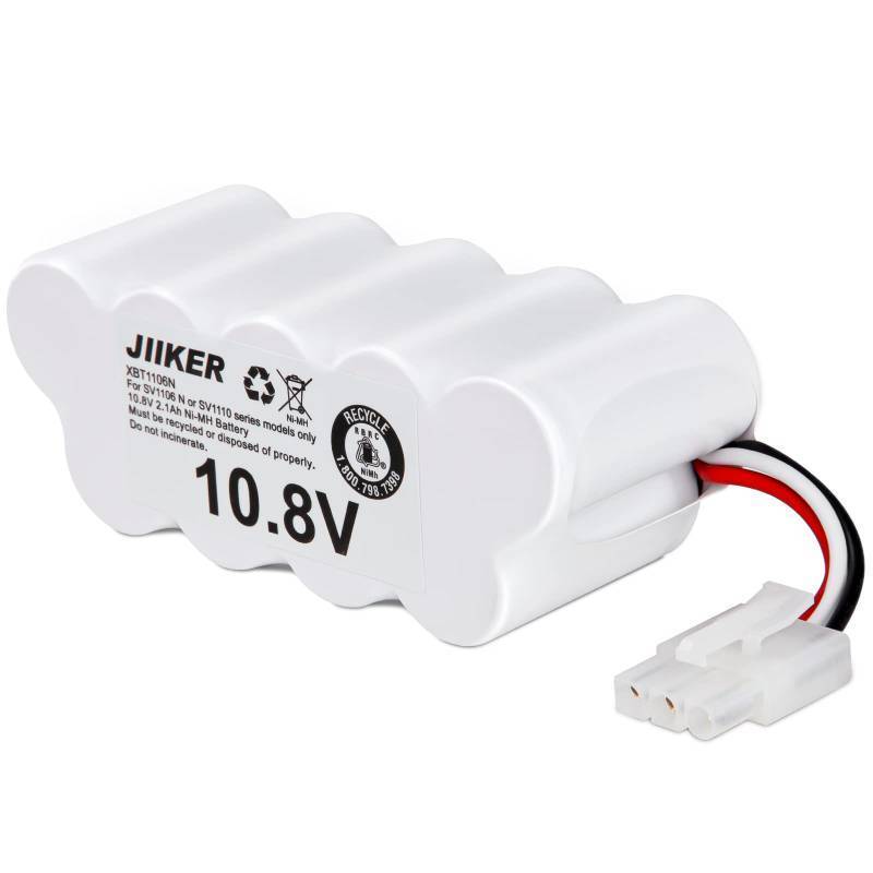 lot 40827 image: JIIKER XBT1106N Battery Replacement for Shark SV1110 SV1106N SV1106_N SV1110N SV116N Freestyle Navigator Cordless Stick Vacuum, 10.8V 2.1Ah Ni-Mh Battery - Retail $35