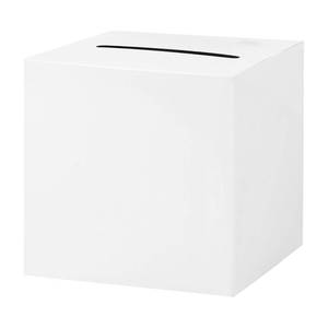 lot 41301 image: Hooqict White Card Box with Slot 9.1 Wedding Grad Gift Card Box Holder for Party Reception, Graduation, Birthday, Retirement, Bridal or Baby Shower, Raffle Ticket Money Envelope - Retail $5