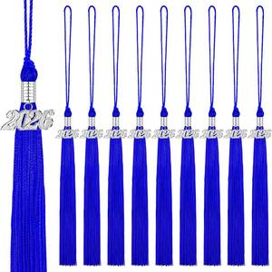 lot 41321 image: Chuangdi 7 Pieces 2026 Grad Graduation Tassels Graduation Cap Tassels with 2026 Charms Graduate Hat Decoration for School Party Favors(Royal Blue) - Retail $9