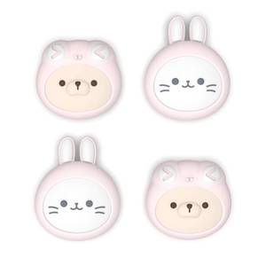 lot 41325 image: PlayVital Thumb Grips for Nintendo Switch 2  Kawaii Silicone Joystick Caps (4-Pack) - Cute Accessories Animal Design Thumbstick Covers for Joycon 2 - Pink Cosplaying Kitten & Puppy - Retail $10