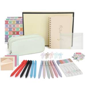 lot 44716 image: Teiyugg Bible Study Supplies Christian Gifts for Women, Bible Journaling Kit Bible Highlighters and Pens No Bleed-Annotation Kit with Glassine Envelopes, Pen Case, Tabs, Sticky Notes, and More - Retail $13
