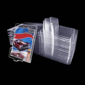 lot 50668 image: 25-Pack Protector case for Hot Wheels -Clamshell Plastic Display Cases for 164 Scale Models, Crystal Clear UV-Resistant, Dust-Proof & Scratch-Resistant Plastic Storage Case with Secure Seal - Retail $28