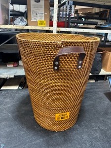 lot 22826 image: wicker laundry basket
