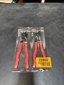 lot 22850 image: 2- CV Joint boot clamp plier