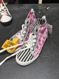 lot 22862 image: new size 4 Night Before Christmas high top tennis shoes