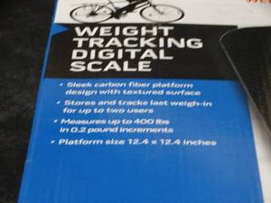 lot 22823 image: New weight tracking digital scale