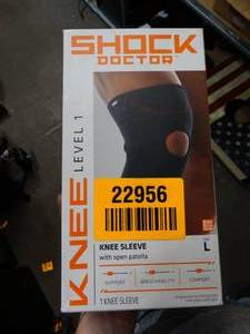 lot 22956 image: New - Shock Doctor L Knee Brace.