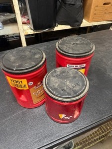lot 22901 image: 3 containers full of Sylvania electronic tubes