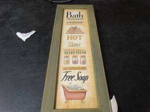 lot 22976 image: Bath, Hot Water, Free Soap Bathroom Decor