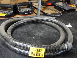 lot 22987 image: Clear Hose With Special Hook Ups  Fittings.