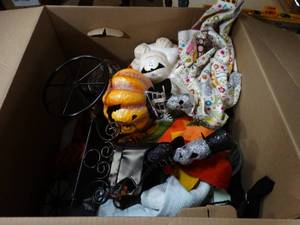 lot 23001 image: Lot of Misc. Fall & Halloween Decor.