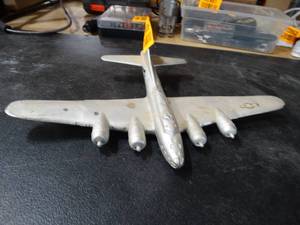 lot 23006 image: Grey B 17 Airplane Collectible