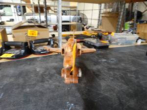 lot 23007 image: Wooden Airplane Display Collectible