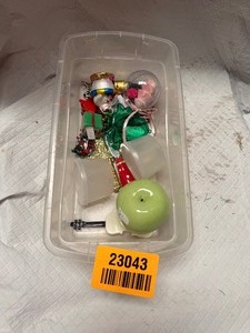 lot 23043 image: Lot of Misc. Christmas Ornaments