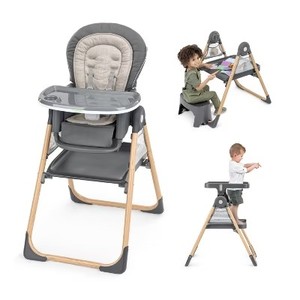 lot 1200 image: $220 Ingenuity Proper Positioner High Chair - Gray