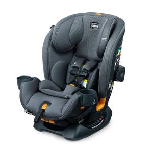 lot 1202 image: $330 Chicco OneFit LX ClearTex All-in-One Car Seat with LeverLock Installation, Slim Design, Convertible Car Seat, Seat for Infants and Children 5-100 lbs, SmokeGrey
