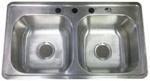 lot 1212 image: $200 33 X 19 X 8 Extra Deep Mobile Home Kitchen Sink