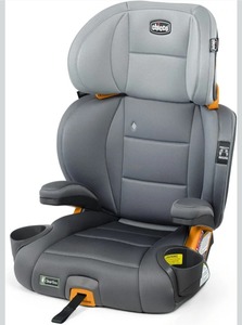 lot 1231 image: Chicco KidFit ClearTex Plus 2-in-1 Belt-Positioning Booster Car Seat, Backless and High Back Booster Seat, for Children Aged 4 Years and up and 40-100 lbs., DriftGrey