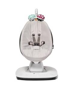 lot 1243 image: $330 4moms MamaRoo Multi-Motion Baby Swing, Bluetooth Enabled with 5 Unique Motions, Grey