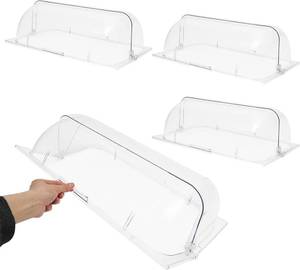 lot 1248 image: $118 Full Size Chafing Dish Covers, 2 Pcs Clear Buffet Pan Cover, Roll Top Food Pan Cover, Buffet Dishes Covers for Isolate Dust & Other Dirt, for Fast Food Restaurant, Hotel, Family Gathering