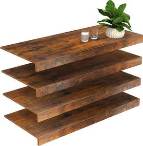 lot 1302 image: $104 MyLifeUNIT Wire Shelf Covers, 4 PCS Wood Wire Rack Covers for Pantry, Closet, Laundry Room (35.8 W x 16 D)