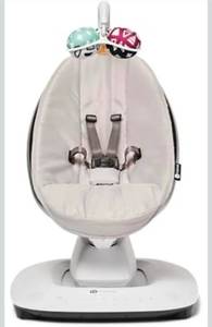 lot 2003 image: 4moms MamaRoo Multi-Motion Baby Swing, Bluetooth Enabled with 5 Unique Motions, Grey