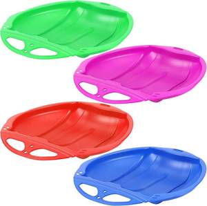 lot 2304 image: Snow Sleds for Kids with Handles Heavy Duty Outdoor Snow Saucer Sled Plastic Disc Beach Downhill, Winter Outdoor Sports