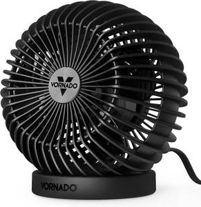lot 2329 image: Vornado SPHERE Personal Adjustable Fan, Quiet Operation, Targeted Cooling Airflow, 2 Speed Settings, Manual Control, Detachable Base, Fan for Desktop, Nightstand, and Office, Black