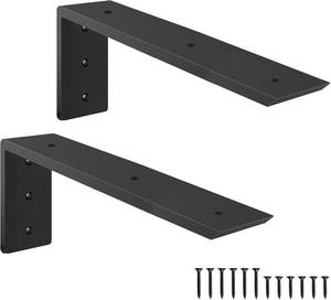 lot 2355 image: Countertop Support Brackets, Heavy Duty L Shelf Bracket 16 x 6 x2.5 for Granite, Holds up to 300 lbs, L Bracket for Quartz, Granite, Wood, Concrete and Laminate Countertops(2 Pack)