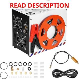 lot 2356 image: $200 PCP Air Compressor, Portable 4500 PSI300 Bar Air Pump, supports 12V DC or 110V220V AC, Auto-stop, oil-freewater-free design, for Paintball, Air Rifle, HPA Tanks